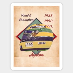 1988 Ayrton Senna Sticker